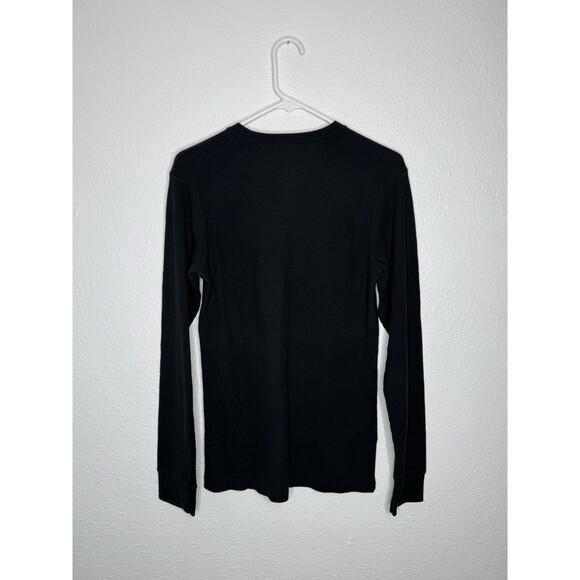 EUC Men’s Small Wu Tang Clan Black Long Sleeve Thermal Shirt Hip Hop Waffle Knit - Picture 7 of 14